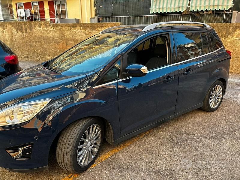 Usata Ford Grand C-Max 116 CV (85 kW) 2015 Blu Monovolume