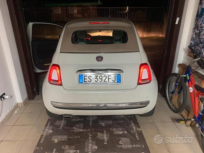 Usata Fiat 500C 2013 Bianco Cabrio