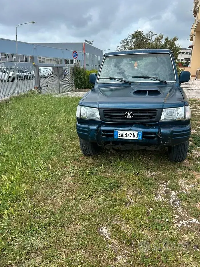 Usata Hyundai Galloper Turbo 100 CV (73 kW) 2001 Blu SUV