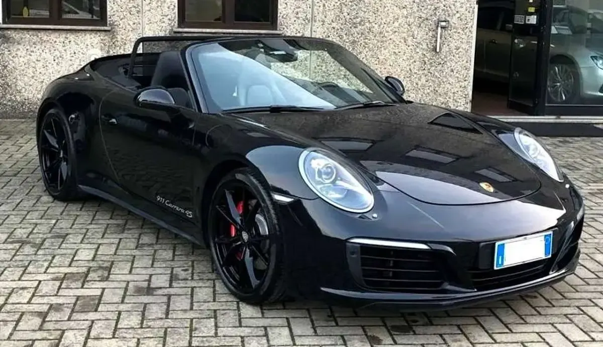 Usata Porsche 991 420 CV (308 kW) 2018 Nero Cabrio