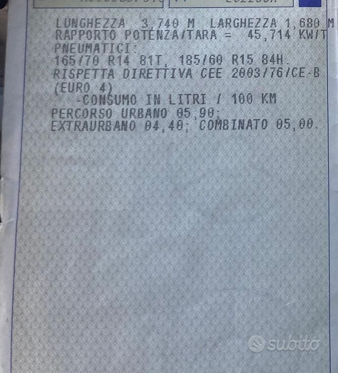 Usata Opel Agila 58 CV (42 kW) 2010 Grigio Utilitaria