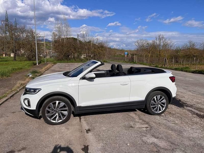 Usata VW T-Roc Cabriolet 110 CV (80 kW) 2022 Bianco Cabrio