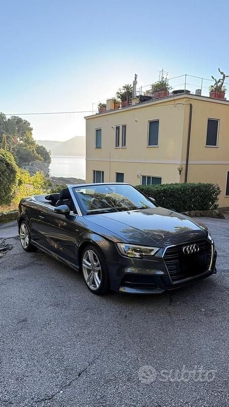 Grigio Usata 2016 Audi A3 Cabriolet Sport Cabrio | 15.000 € (Ottimo prezzo) - Immagine 1/4