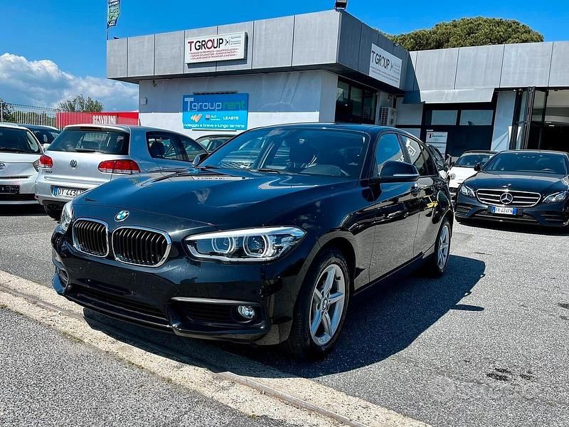 Usata BMW 118 Sport Line 150 CV (110 kW) 2015 Nero Utilitaria
