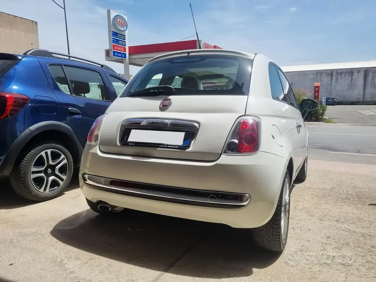 Usata Fiat 500 Lounge 69 CV (50 kW) 2008 Bianco Berlina