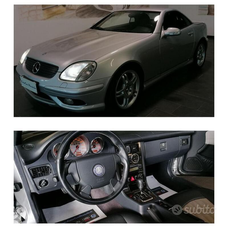 Usata Mercedes SLK32 AMG AMG 354 CV (260 kW) 2001 Argento Cabrio