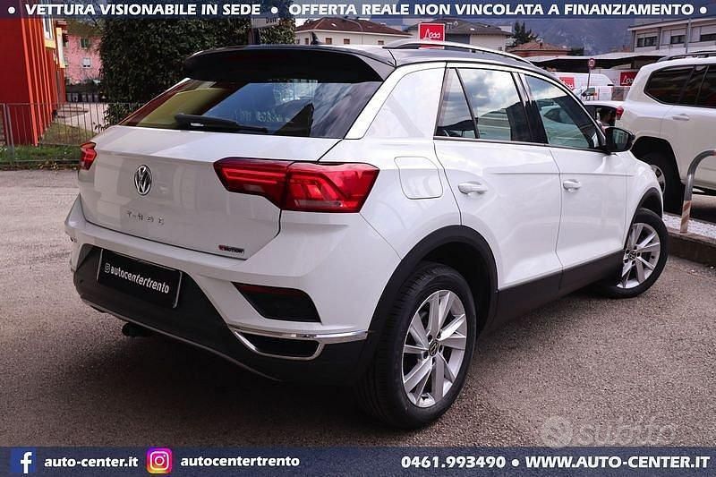 Usata VW T-Roc Style 150 CV (110 kW) 2019 Bianco SUV