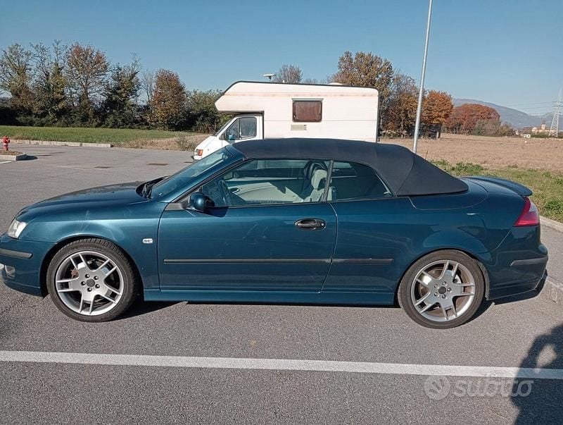 Usata Saab 9-3 Cabriolet 209 CV (153 kW) 2005 Blu Cabrio