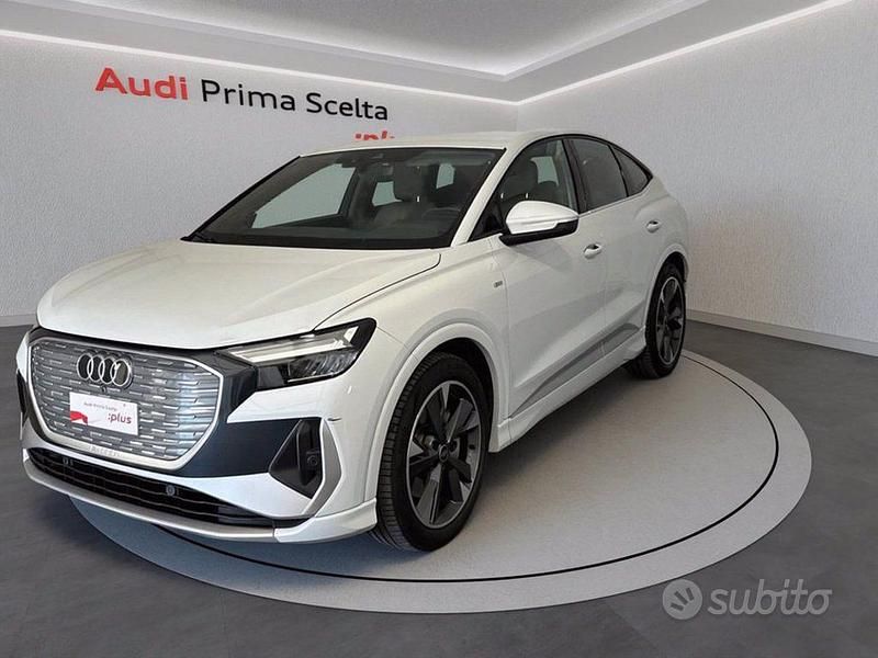 Usata Audi Q4 Sportback e-tron S-Line 150 kW (204 CV) 2023 Bianco SUV