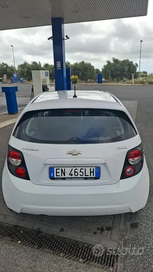 Usata Chevrolet Aveo 86 CV (63 kW) 2012 Bianco Berlina