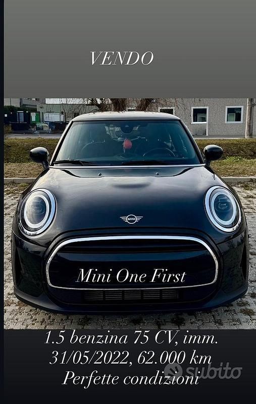 Begagnad Mini ONE 75 HK (55 kW) 2022 Svart Halvkombi