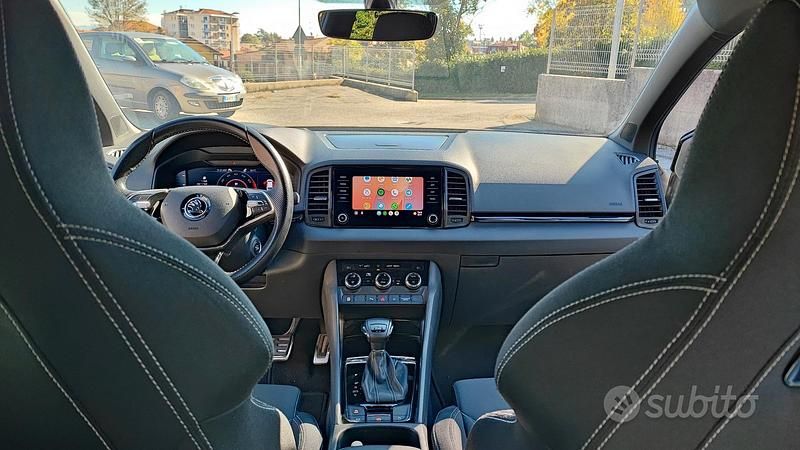Usata Skoda Karoq SportLine 150 CV (110 kW) 2021 Grigio SUV