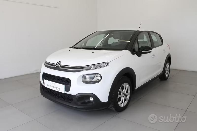 Usata Citroën C3 Feel 83 CV (61 kW) 2019 Bianco Utilitaria