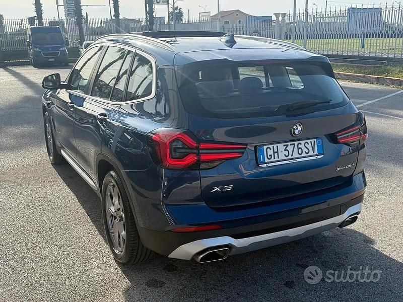 Usata BMW X3 190 CV (139 kW) 2022 Blu/azzurro SUV