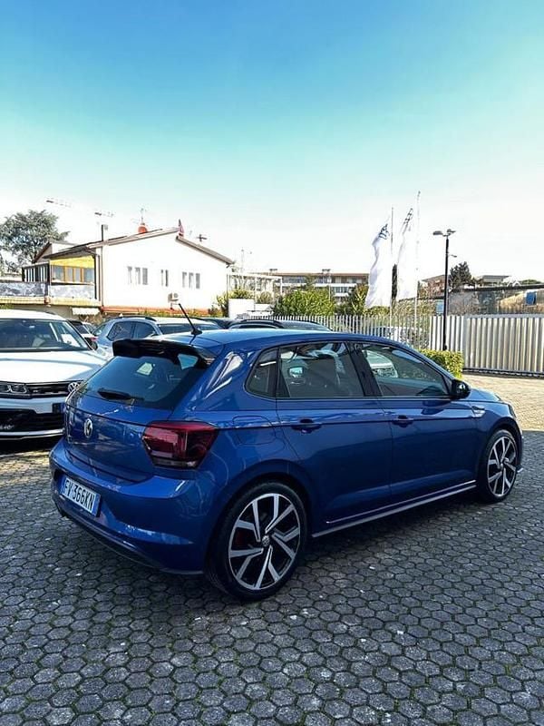 Usata VW Polo GTI 200 CV (147 kW) 2019 Blu Utilitaria
