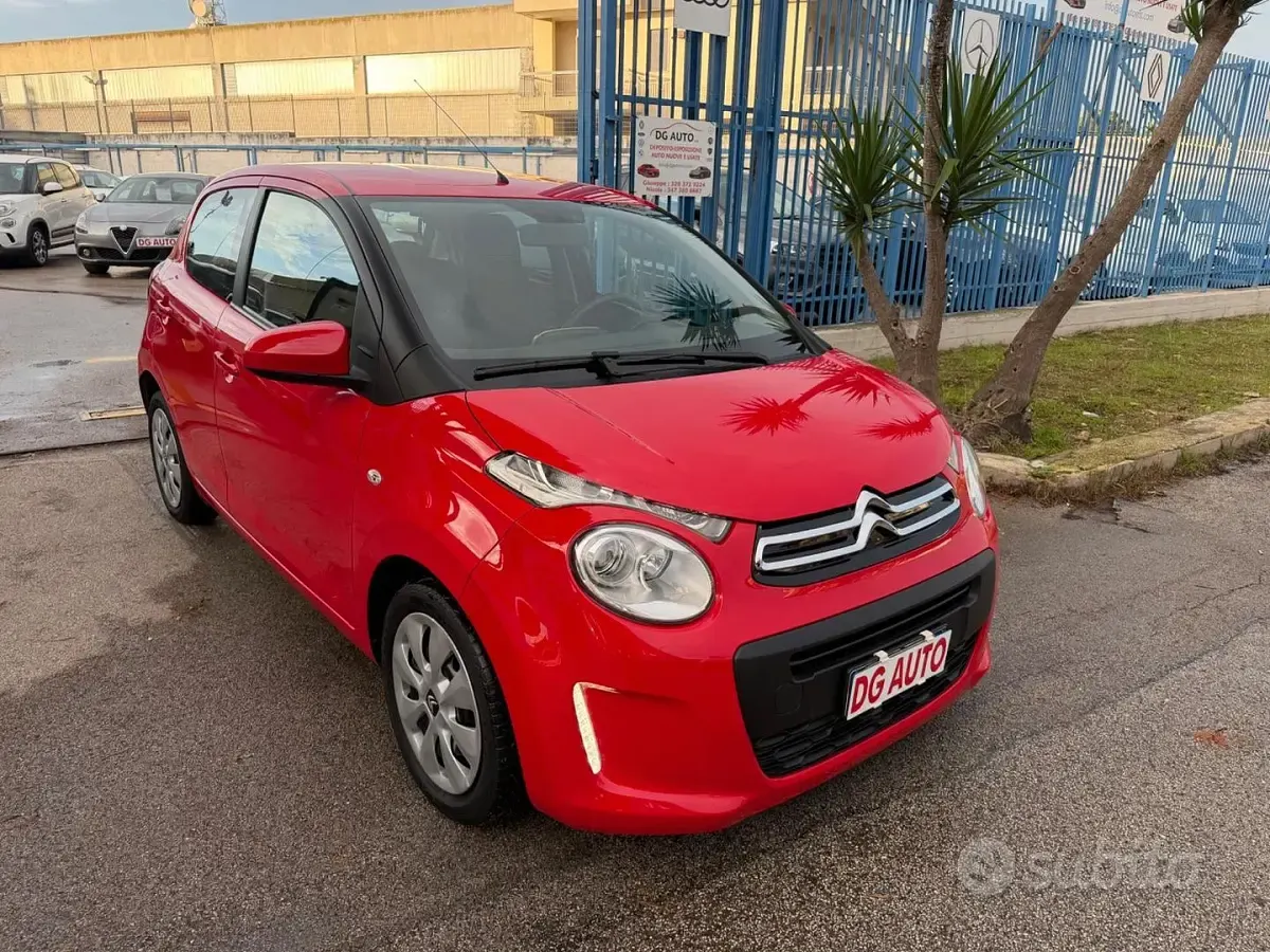 Usata Citroën C1 82 CV (60 kW) 2015 Rosso Utilitaria