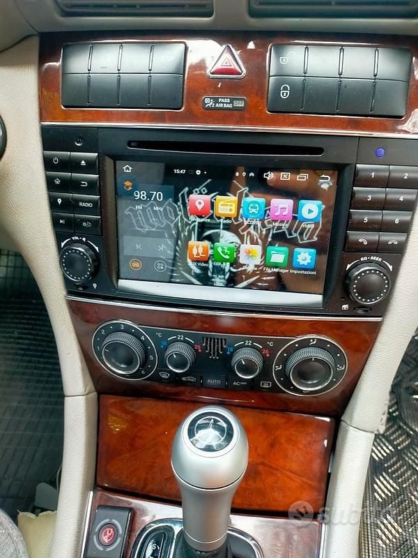 Usata Mercedes C220 150 CV (110 kW) 2007 Blu Station wagon