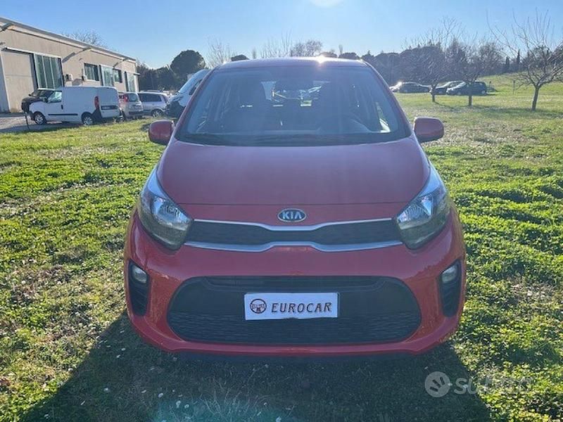 Usata Kia Picanto Active 67 CV (49 kW) 2019 Rosso Utilitaria