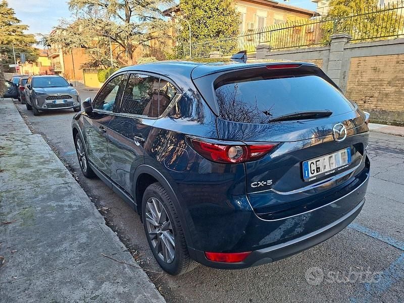 Usata Mazda CX-5 Exclusive 150 CV (110 kW) 2021 Blu SUV