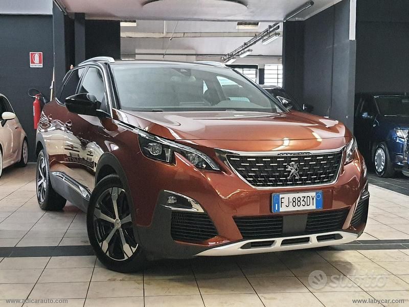 Bronzo Usata 2017 Peugeot 3008 GT-line Tre volumi | 13.990 € (Buon prezzo) - Immagine 1/4
