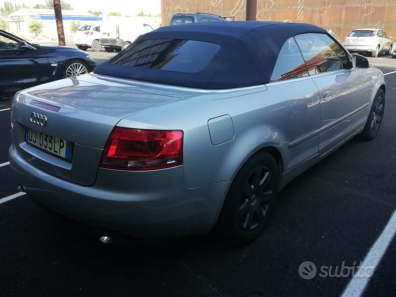 Usata Audi A4 Cabriolet 131 CV (96 kW) 2007 Grigio Cabrio