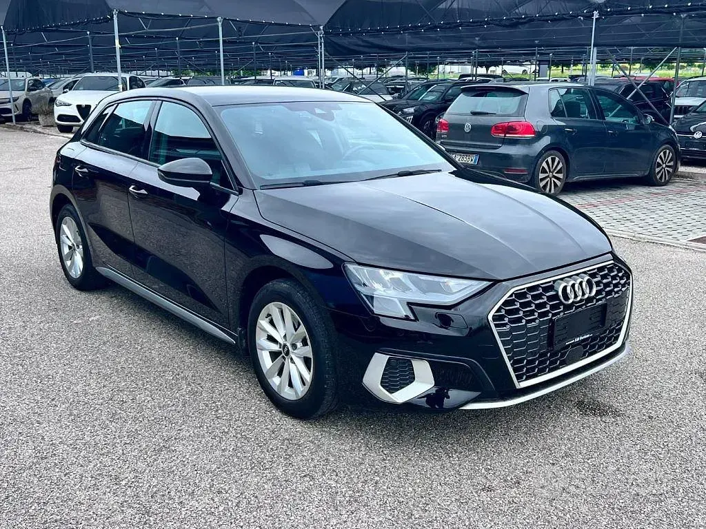 Usata Audi A3 Advanced 150 CV (110 kW) 2023 Nero Berlina