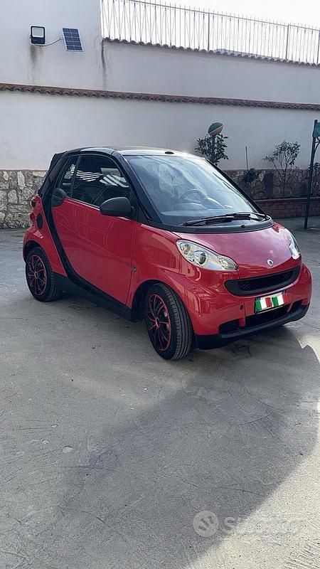 Usata Smart ForTwo Cabrio 45 CV (33 kW) 2009 Rosso Cabrio