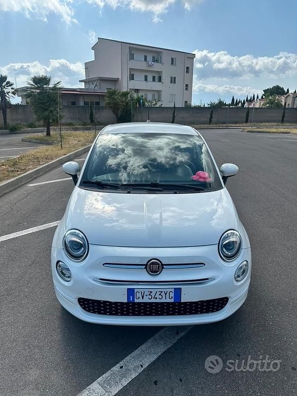 Usata Fiat 500 69 CV (50 kW) 2020 Bianco Berlina