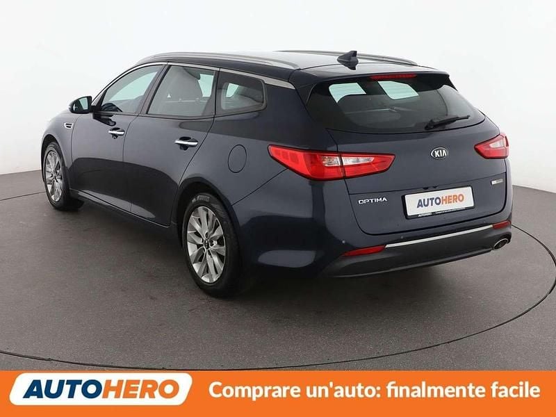 Usata Kia Optima 141 CV (103 kW) 2017 Blu/azzurro Station wagon