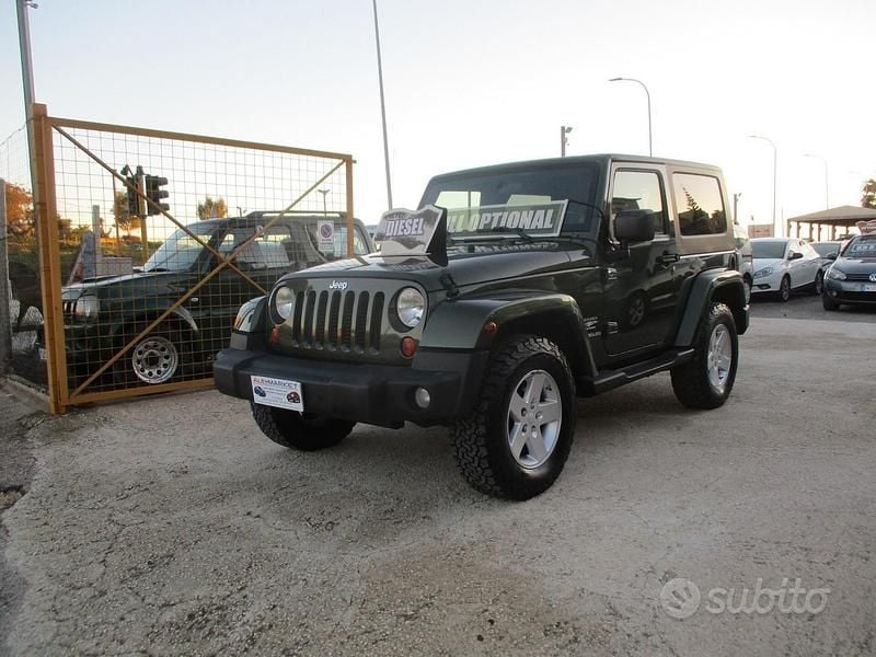Verde Usata 2008 Jeep Wrangler Sahara SUV | 22.490 € (Ottimo prezzo) - Immagine 1/4