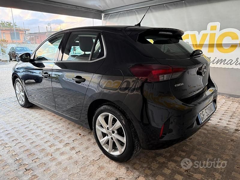 Usata Opel Corsa Elegance 74 CV (54 kW) 2021 Nero Berlina