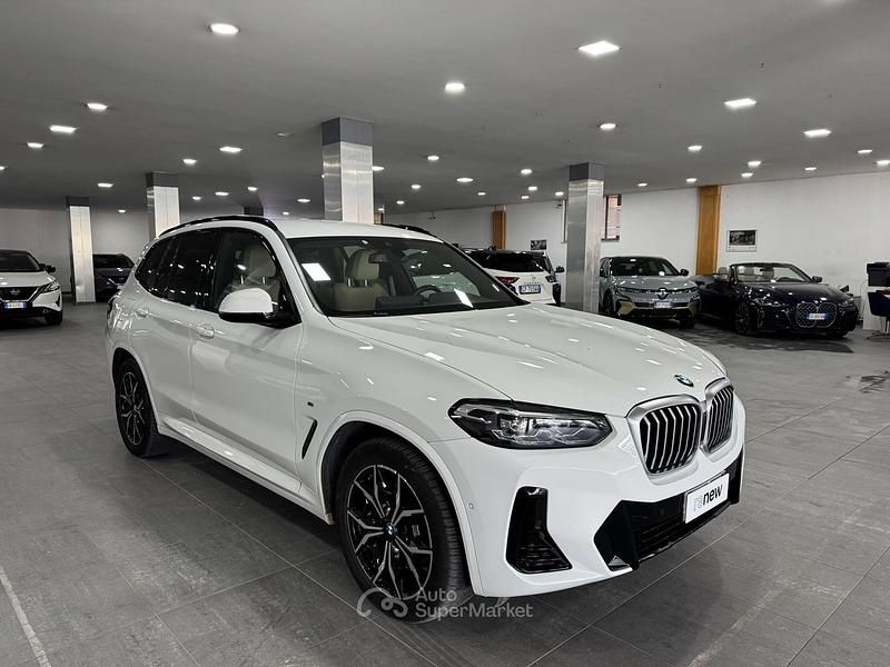 Usata BMW X3 M Sport 190 CV (139 kW) 2022 Bianco SUV
