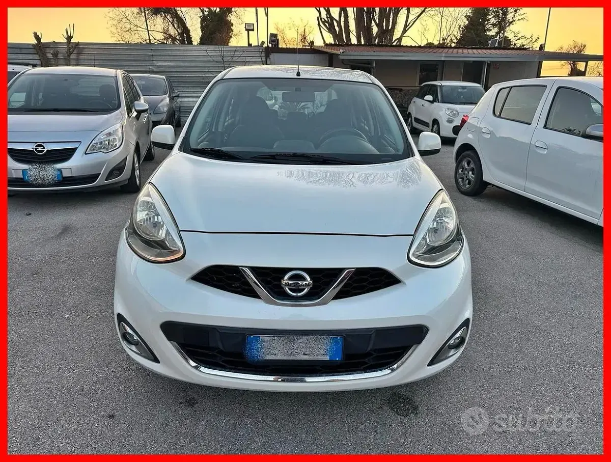 Usata Nissan Micra Tekna 80 CV (58 kW) 2015 Bianco Utilitaria