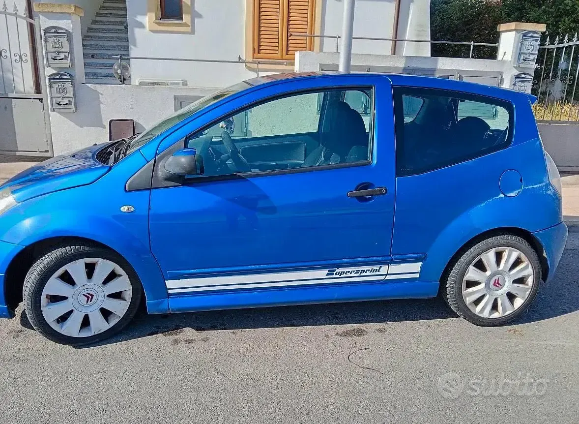 Usata Citroën C2 122 CV (89 kW) 2007 Blu Utilitaria