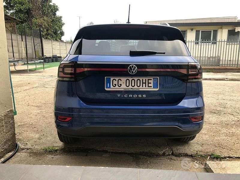 Usata VW T-Cross Sport 110 CV (80 kW) 2021 Blu SUV