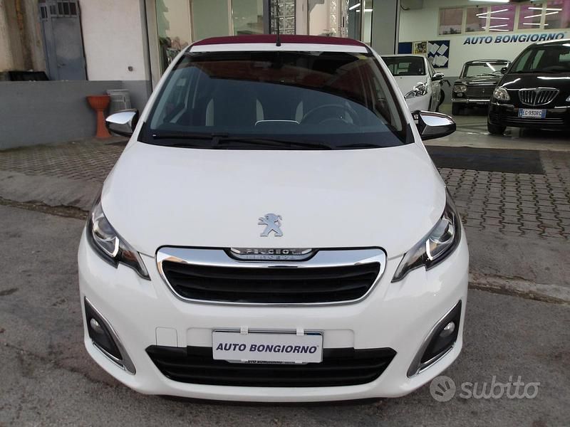 Usata Peugeot 108 Allure Top 82 CV (60 kW) 2017 Blu Utilitaria