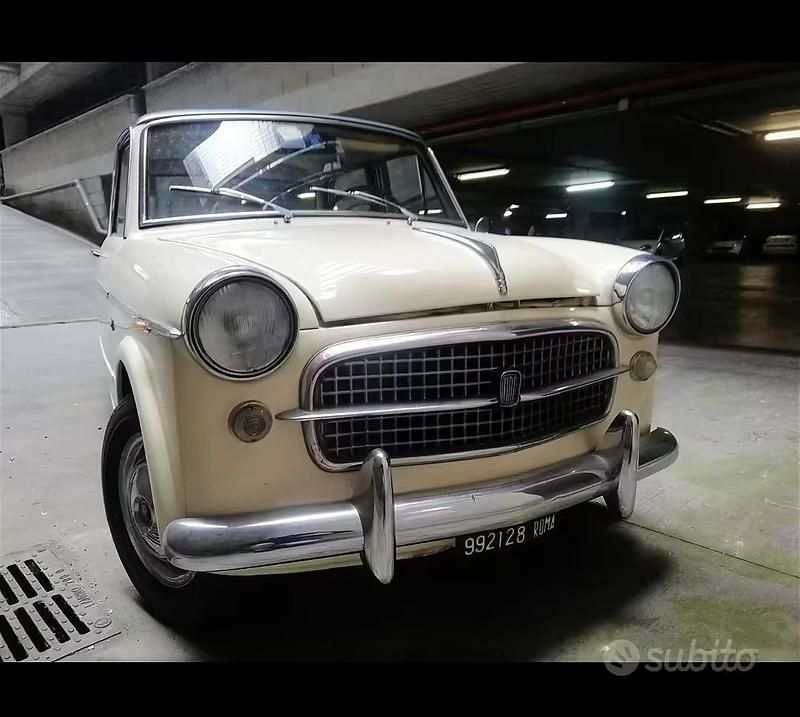 Usata Fiat 1200 1960 Bianco Berlina