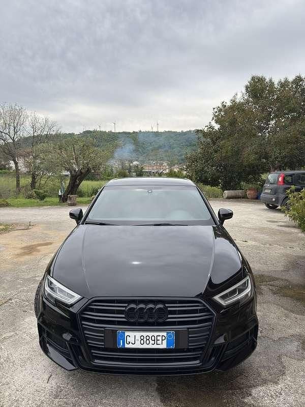 Usata Audi A3 S-Line 116 CV (85 kW) 2017 Nero Berlina