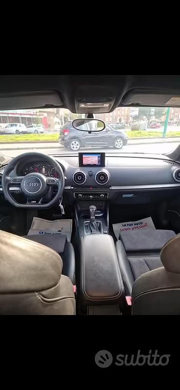 Usata Audi A3 S-Line 150 CV (110 kW) 2014 Grigio Berlina