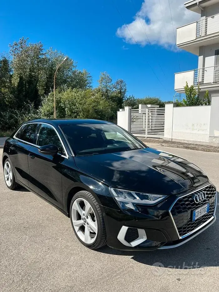 Usata Audi A3 Advanced Plus 116 CV (85 kW) 2021 Nero Berlina