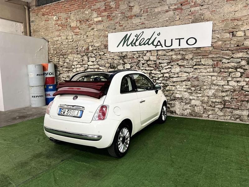 Usata Fiat 500 Lounge 69 CV (50 kW) 2014 Bianco Cabrio