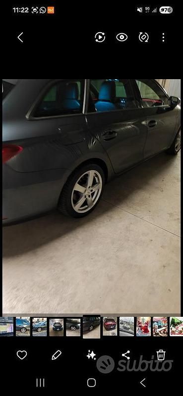 Usata Seat Leon FR 131 CV (96 kW) 2022 Grigio Station wagon