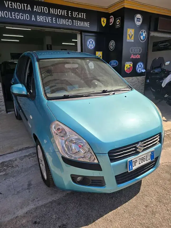 Usata Suzuki Splash 65 CV (47 kW) 2008 Celeste Utilitaria