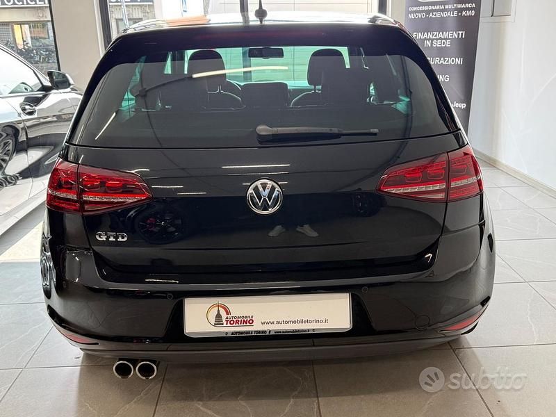 Usata VW Golf VII GTD 184 CV (135 kW) 2013 Nero Berlina
