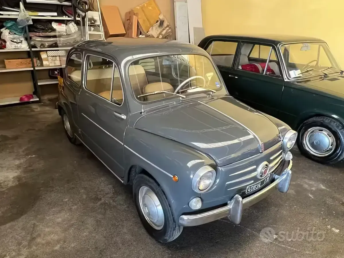 Usata Fiat 600D 21 CV (15 kW) 1960 Grigio Utilitaria