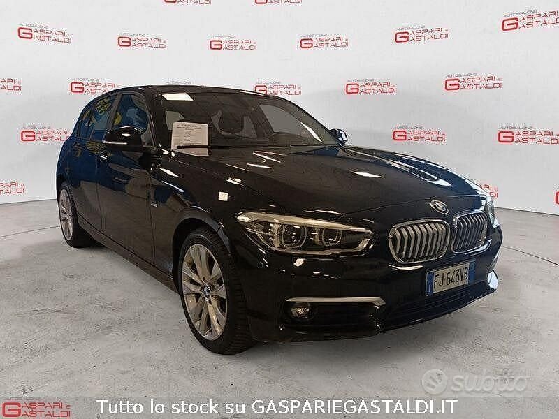 Usata BMW 116 Efficient Dynamics 116 CV (85 kW) 2017 Grigio Utilitaria
