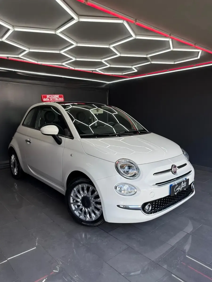 Usata Fiat 500 Lounge 95 CV (69 kW) 2018 Bianco Berlina