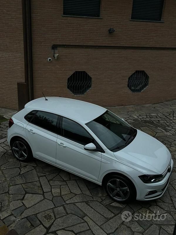 Usata VW Polo Highline 90 CV (66 kW) 2019 Bianco Berlina