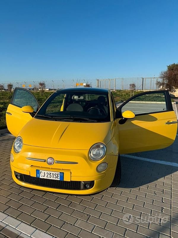 Usata Fiat 500 2011 Giallo Berlina