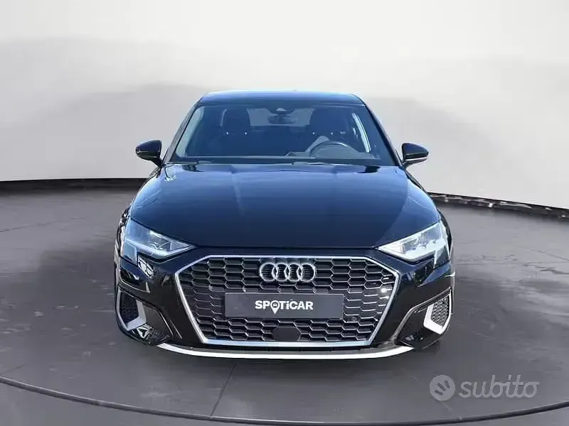 Usata Audi A3 Advanced 150 CV (110 kW) 2021 Nero Berlina